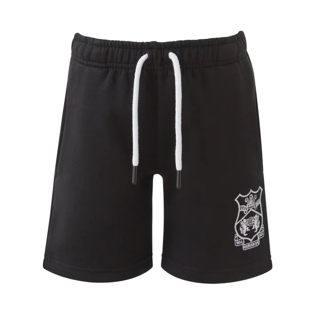 Kids Wrexham Black Sweat Shorts
