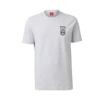 Wrexham Grey Marl Crest T-Shirt - undefined undefined