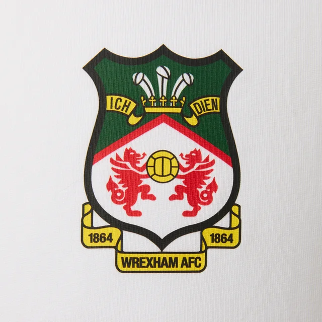 Kids Wrexham White Logo T-Shirt