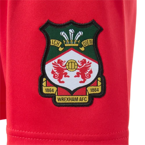 Kids Wrexham Red Training Shorts - 2-3yrs Image 2