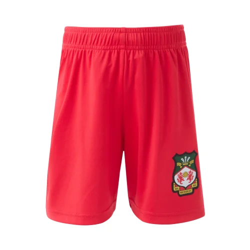 Kids Wrexham Red Training Shorts - 2-3yrs Image 1