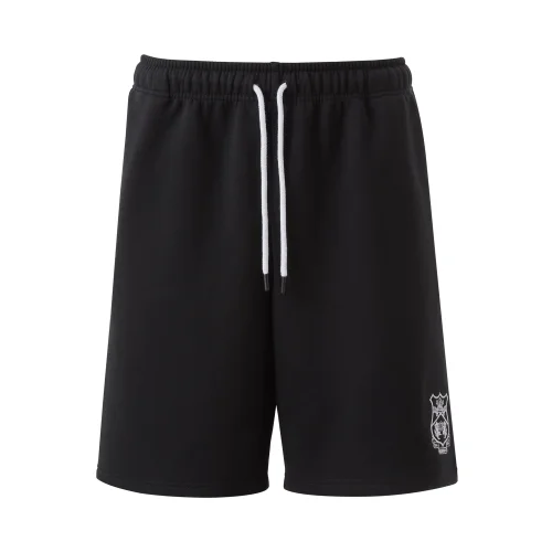 Wrexham Black Sweat Shorts - S Image 1