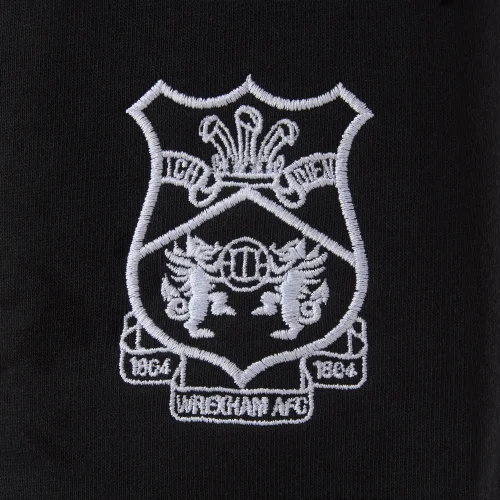 Wrexham Black Sweat Shorts - S Image 2