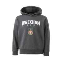 Kids Wrexham Charcoal Hoodie - undefined undefined