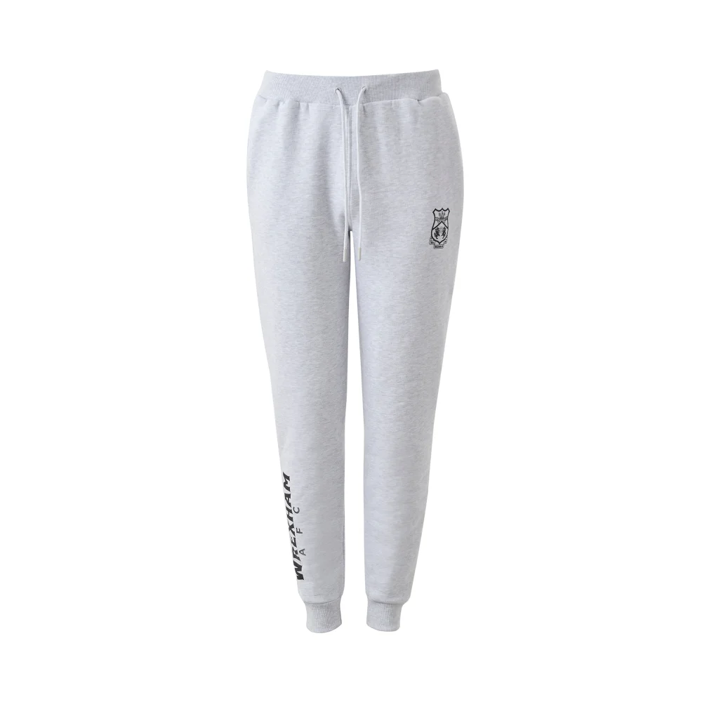 Wrexham Grey Marl Tracksuit Bottoms - S Image 1