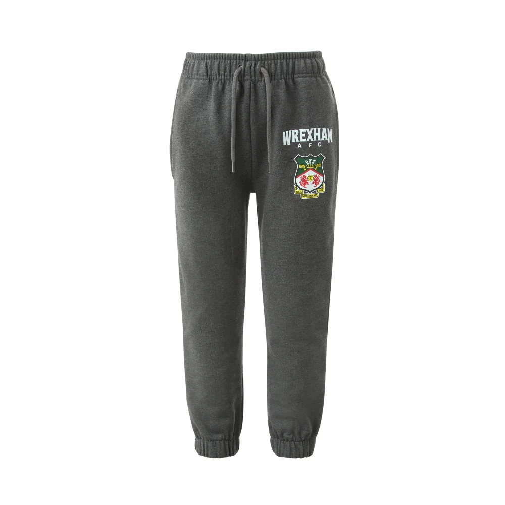 Kids Wrexham Charcoal Tracksuit Bottoms - 2-3yrs Image 1